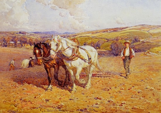 Ploughing from Joseph Harold Swanwick