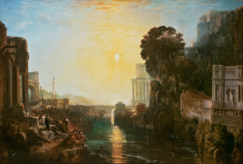 Dido building Carthage, or The Rise of Carthaginian Empire from William Turner