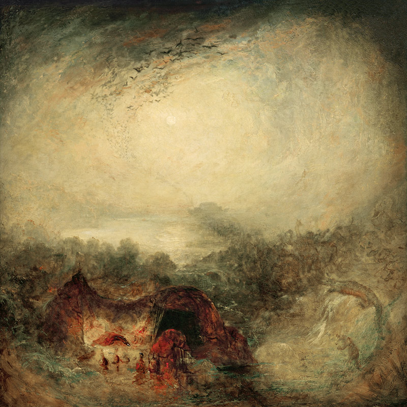 W.Turner / Evening of the Deluge / 1843 from William Turner