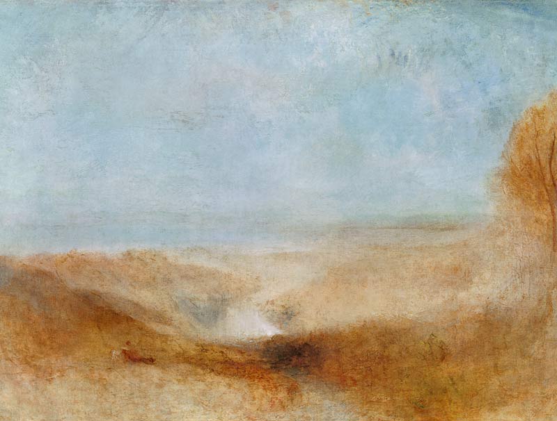 Landscape with a River and a Bay in the Distance from William Turner
