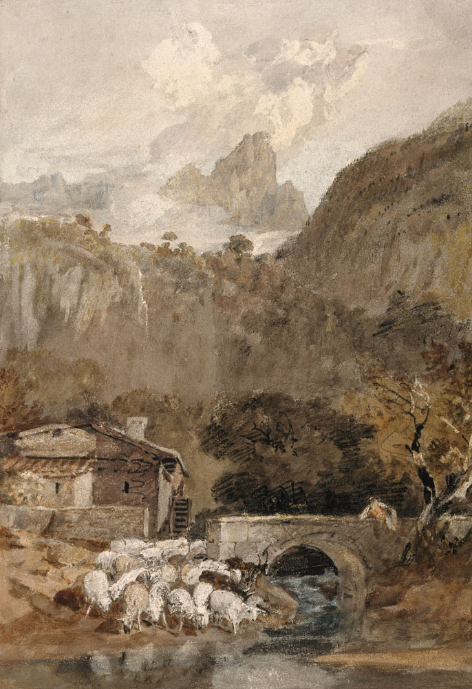 W.Turner, Aiguillette vom Tal der Cluse from William Turner