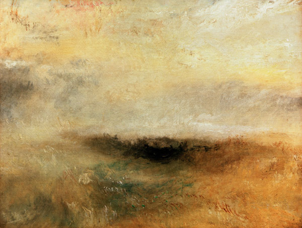 Seascape with Storm coming on from William Turner
