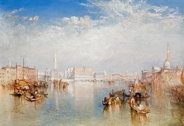 View of Venice: The Ducal Palace, Dogana and Part of San Giorgio