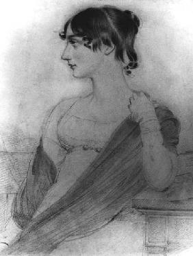 Portrait of Maria Edgeworth (1767-1849) (litho)
