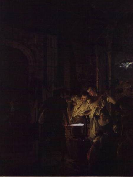 A Blacksmith's Shop from Joseph Wright of Derby