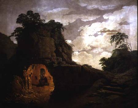 Virgil's Tomb, with the Figure of Silius Italicus from Joseph Wright of Derby