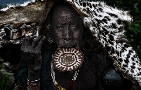 A surma tribe woman - Ethiopia