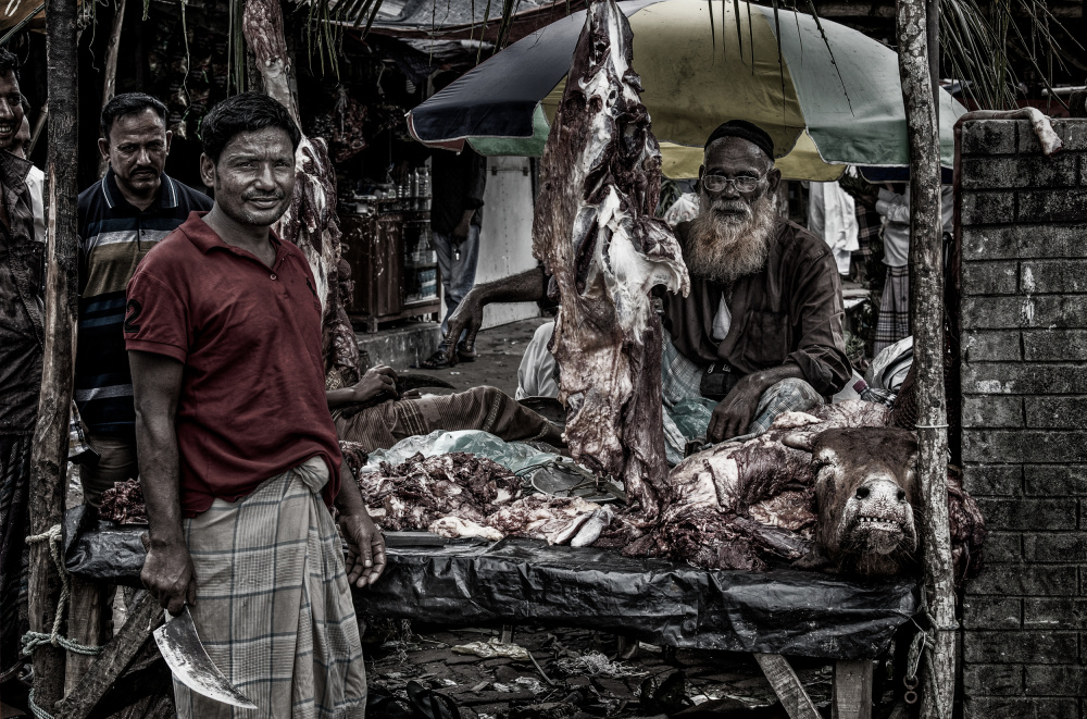 A butcher shop in the streets of Bangladesh from Joxe Inazio Kuesta Garmendia