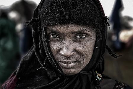 Woman at the gerewol festival - Niger