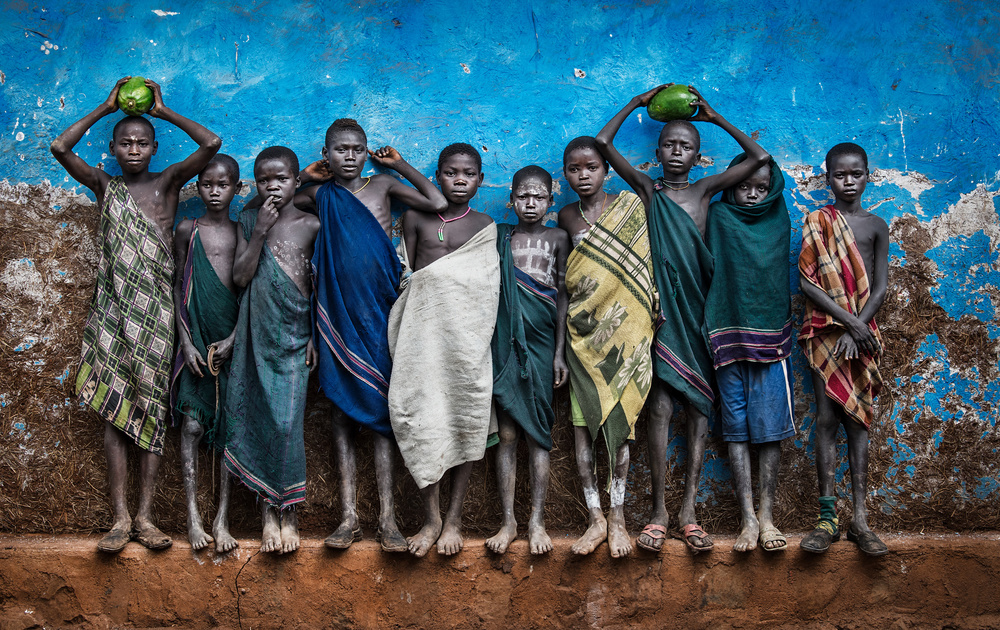 Surma tribe children posing for the picture - Ethiopia from Joxe Inazio Kuesta Garmendia
