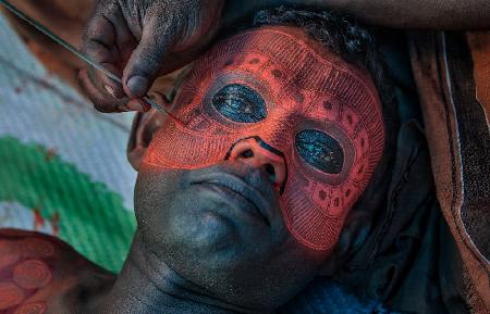 Theyyam Ceremony Performer - India