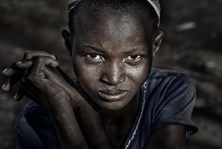 Pokot tribe girl - Kenya