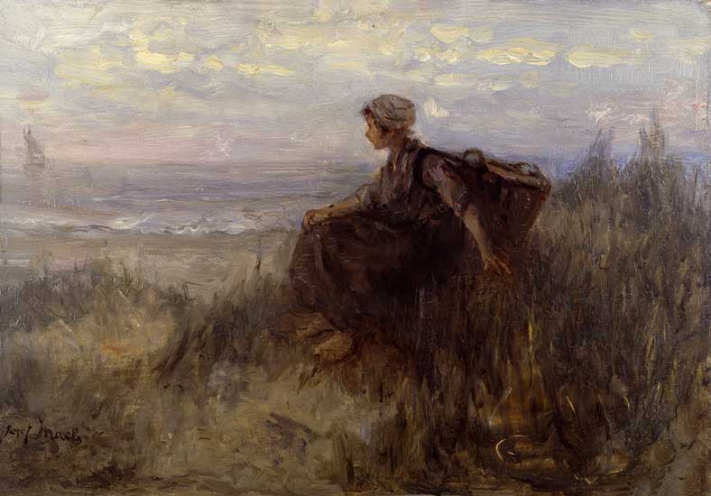 On the Dunes from Jozef Israels