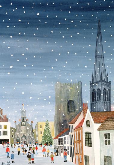 Chichester CathedralA Snow Scene