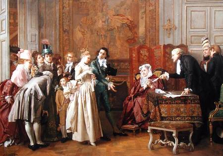 The Marriage from Jules Adolphe Goupil