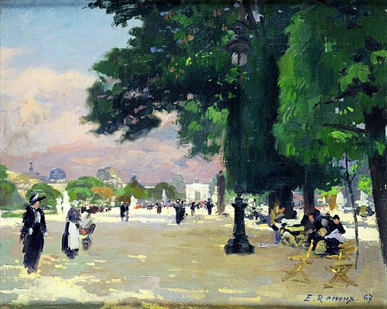 The Tuileries from Jules Ernest Renoux
