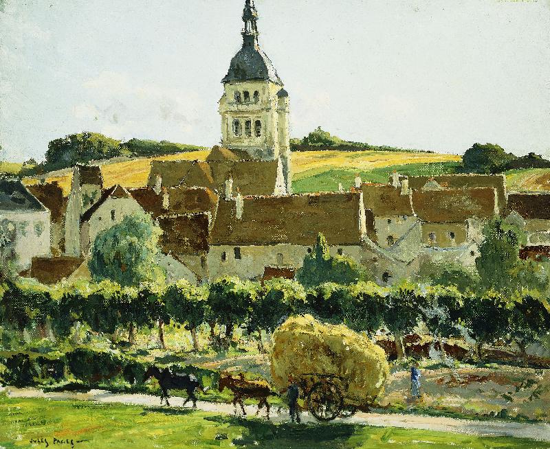 Chézy-sur-Marne nahe Château Thierry. from Jules Eugène Pages