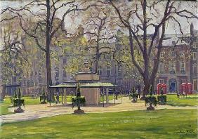 Berkeley Square, London (oil on canvas) 