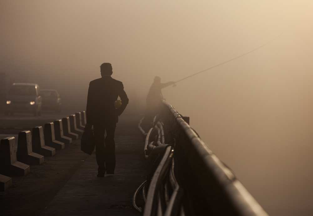 Misty bridge series I from Julien Oncete