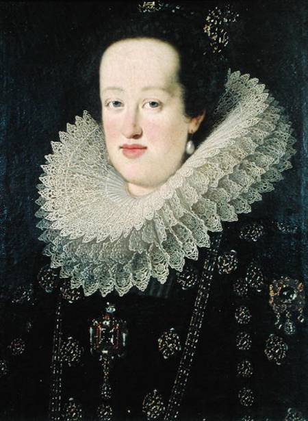 Portrait of Eleonora de Gonzaga Mantua (1598-1655) from Justus Susterman