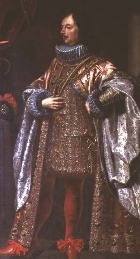 Vincenzo II Gonzaga, ruler of Mantua from 1587-1612, wearing a cloak of the Order of the Redemeer from Justus Susterman