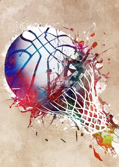 Basketball Sport Art 17