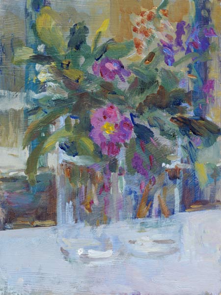 March Flowers (oil on canvas)  from Karen  Armitage