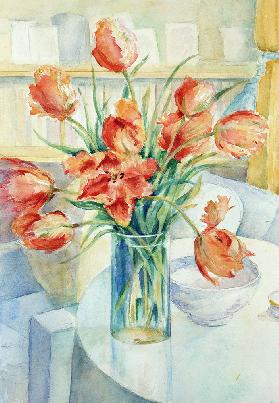 Artist''s Tulips in the Drawing Room 