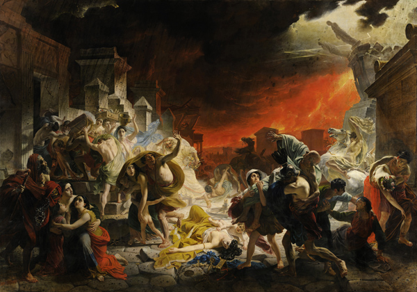 The last day of Pompeji. from Karl Pavlovich Bryullov