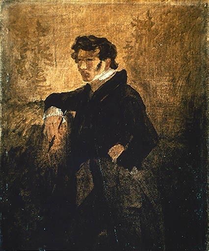 Karl Blechen , Self-portrait from Carl Eduard Ferdinand Blechen