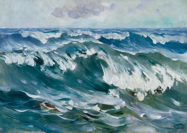 Die Welle (Meeresbrandung) from Karl Hagemeister