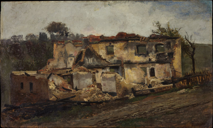 Destroyed House from Karl Peter Burnitz