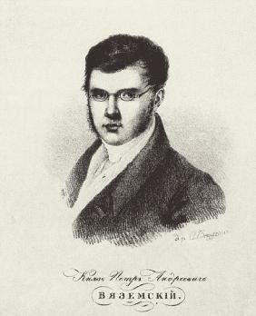 Portrait of the Poet Prince Pyotr A. Vyazemsky (1792-1878)