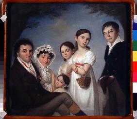 Family of the poet Evgeny Boratynsky (1800-1844)