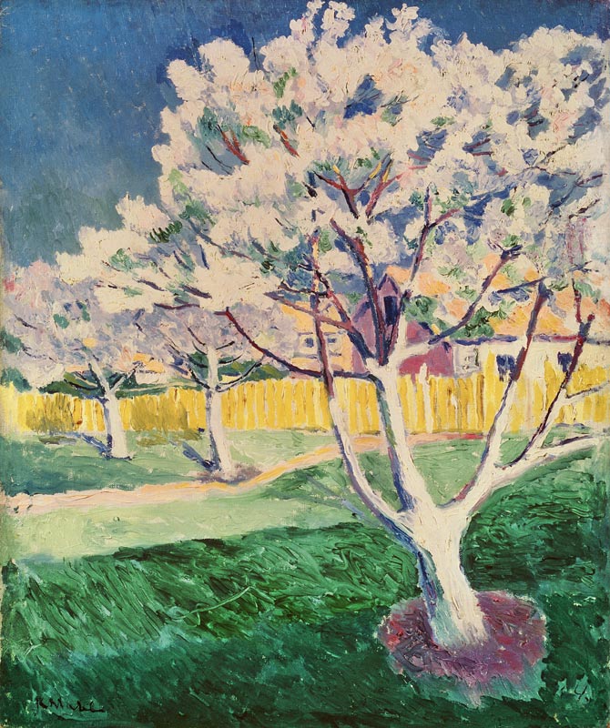 K.Malevich, Blossoming apple trees from Kazimir Severinovich Malewitsch