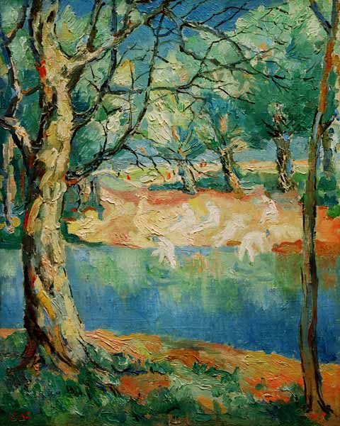 K.Malevich, River in a forest / 1930 from Kazimir Severinovich Malewitsch