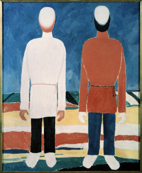 Two Male Figures from Kazimir Severinovich Malewitsch