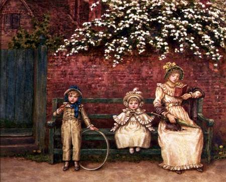 The Garden Seat from Kate Greenaway