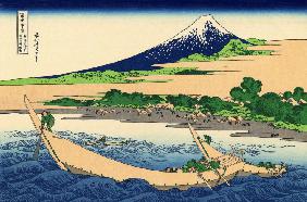 Shore of Tago Bay, Ejiri at Tokaido (from a Series "36 Views of Mount Fuji")