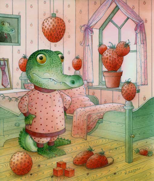 Strawberry Day, 2006 (w/c on paper)  from  Kestutis  Kasparavicius