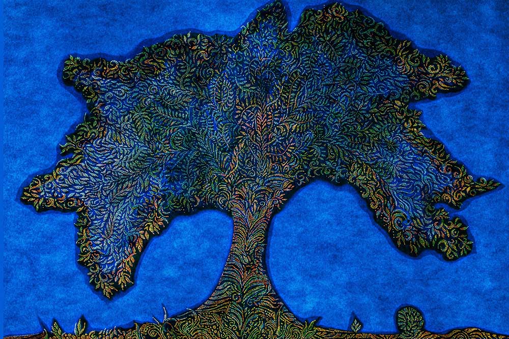 Blue tree from Klaus Wortmann