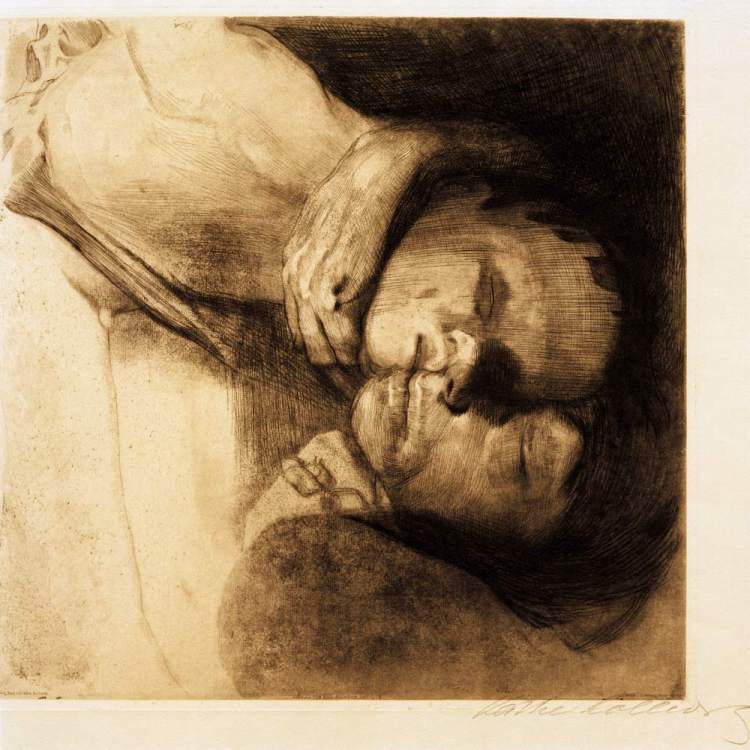 Death, Woman and Child from Käthe Kollwitz
