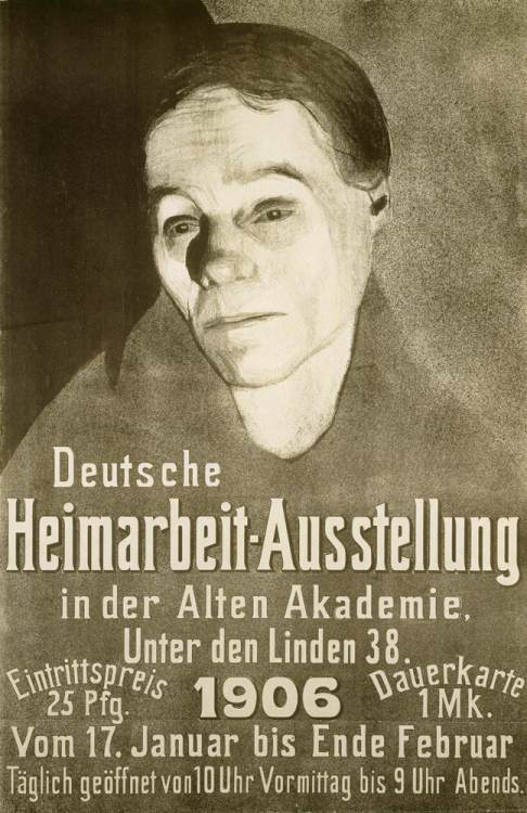 Deutsche Heimarbeit-Ausstellung in der Alten Akademie, Unte from Käthe Kollwitz