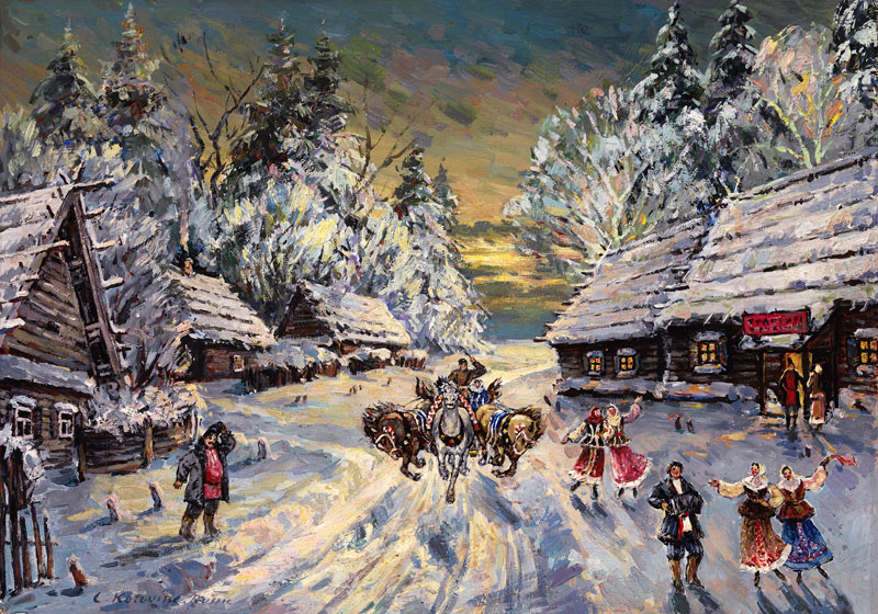 Russian Winter from Konstantin Alexejewitsch Korowin