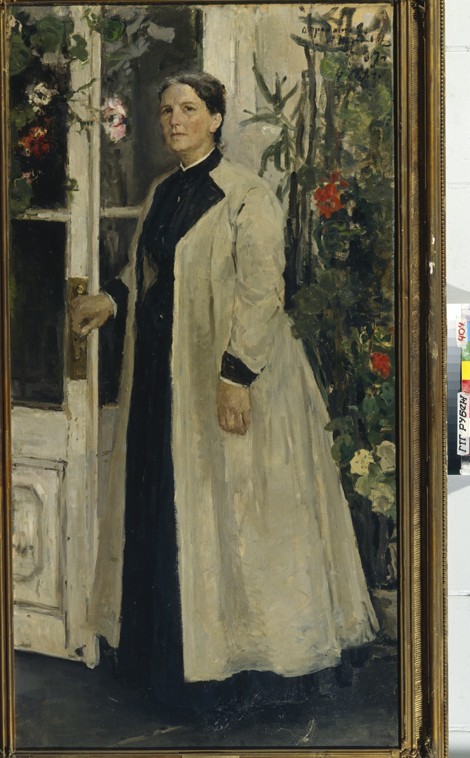 Portrait of Olga Pavlovna Orlova (1838-1926) from Konstantin Alexejewitsch Korowin