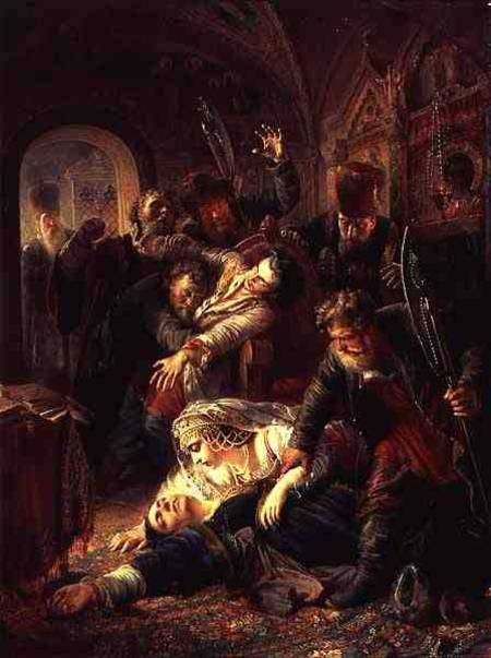 Hired Assassins Killing Tzar Boris Fyodorevich Godunov's Son from Konstantin Jegorowitsch Makowski