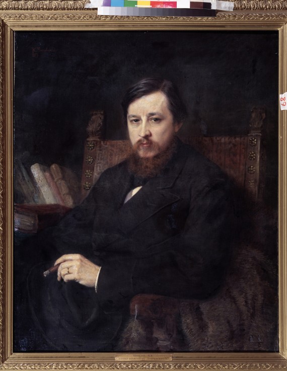 Portrait of the composer Mikhail P. Azanchevsky (1839-1881) from Konstantin Jegorowitsch Makowski