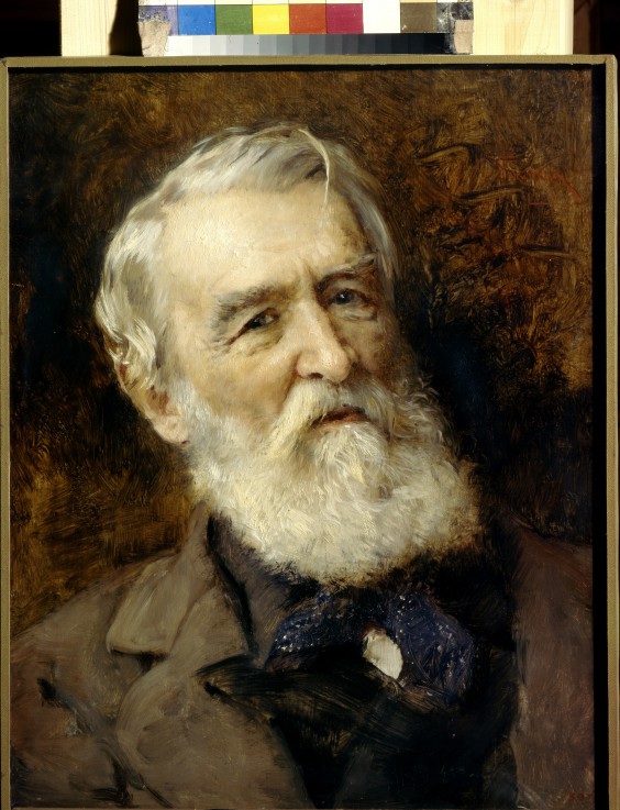 Portrait of the author Dmitry Grigorovich (1822-1899) from Konstantin Jegorowitsch Makowski