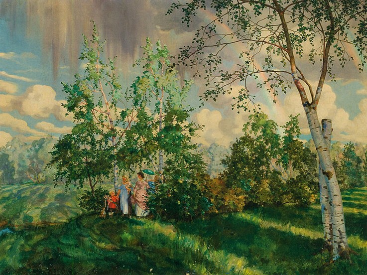 Landscape with a Rainbow from Konstantin Somow
