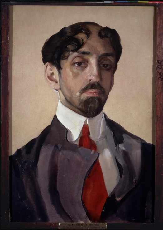 Portrait of the poet Mikhail Kuzmin (1875-1936) from Konstantin Somow